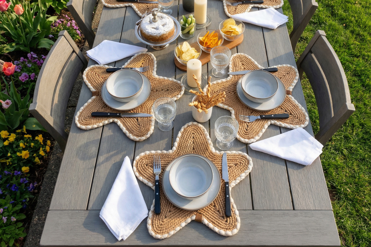 handmade_braided_placemat_table_runner_tablemat_cozy_home_farmhouse decor_table decor_christmas decor_holiday placemat_holiday_decor